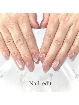 ネイルエディット(Nail edit)/マグネットのワンカラーネイル