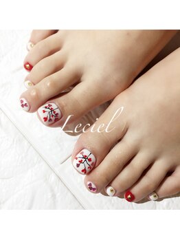 ルシエル(LeCiel)/フットデザインネイル