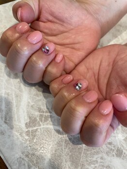 エステティックアンドネイル ローズ(ESTHETIC&NAIL Rose)/ストーン×ワンカラー