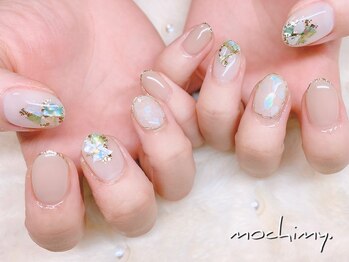 モチミィ(mochimy.)/◆ブライダルキラキラネイル
