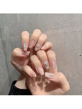 アンダーバーホワイトプラス 南海難波店(_WHITE+)/韓国ネイル