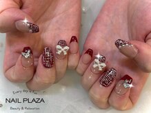 ネイルプラザ 河原町OPA店(NAIL PLAZA)/ツイードフレンチ