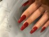 《HAND》スカルプ長さだし10本＋ワンカラーorラメグラ◇オフ別　¥13000