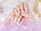 キラキラ/長さ出し/フレンチ/春