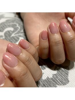 エムスラッシュ ネイル たまプラーザ(M.SLASH)/定番!ピンクグラデーション