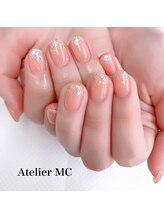 アトリエ エムシー 新富町(Atelier MC)/ワンカラー+ラメがけ