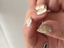 ミエレ(miele)/ニュアンスお花インクネイル