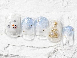 クリスマス雪だるまツリー￥9000