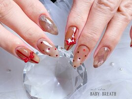 持ち込み☆リボンネイル