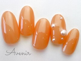 パールオレンジネイル