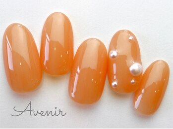 パールオレンジネイル