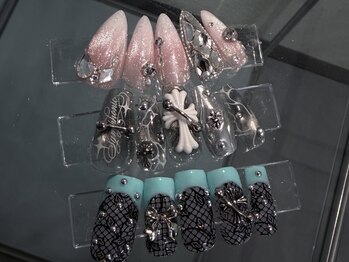 ホランイネイル(HORANGI NAIL)/7月デザイン定額[C]Y2K/個性派