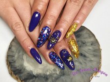 アン ジョーヌドラゴ/パープル☆グリッターネイル