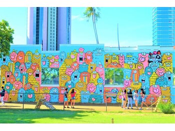 ハワイアンフォレストSpa 福岡天神店/カカアコウォールアート