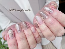ゾゾ イリプレッセブル(ZOZO irreplaceable)/大人グレージュネイル