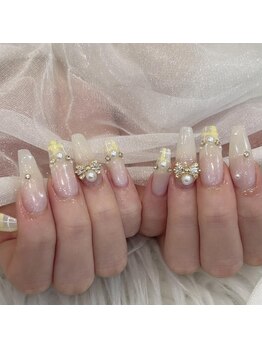 リンドネイル バイ モカ アンド ララ(Lind nail by moca and LaLa)/チェックネイル