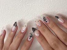 リンミウ(RiN.miu)/レースフレンチネイル Momo