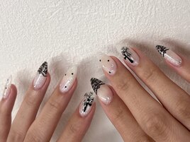 レースフレンチネイル Momo