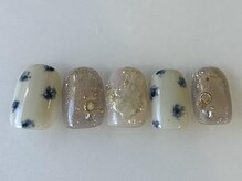 アイネイルズ 池袋店(I-nails)/フラワーラメネイル