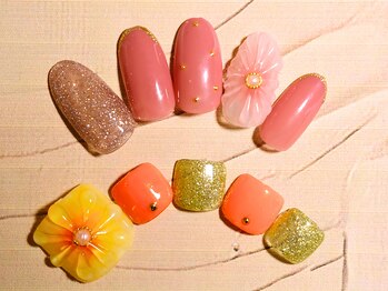 ３月季節のプレート