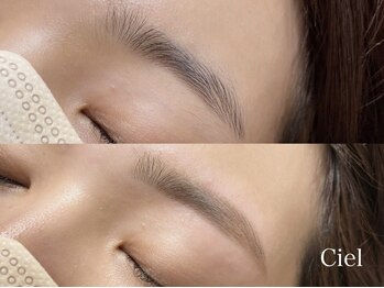 シエル 名駅店(Ciel)の写真/【朝のメイクが30秒で完成】パウダー一つでサッと決まる！眉メイクが苦手な方こそ試してほしい♪