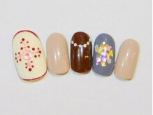 ネイルサロン ドレリッチ 大宮店(drerich)/【6990】タイル手描き