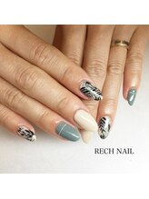 レッシュネイル サロンアンドスクール(RECH NAIL salon&school)/リーフ柄