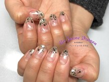 アン ジョーヌドラゴ/シルバーグラデーションネイル