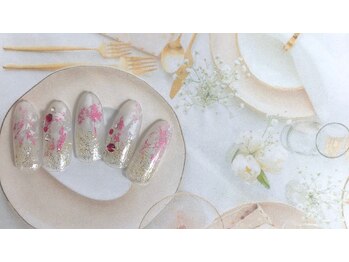 ネイルサロン&スクール ジーナ(GINA)/キラキラホイルネイル