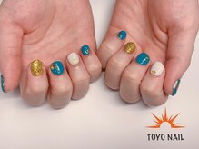 トヨネイル(TOYO NAIL)/ブルー系ネイル