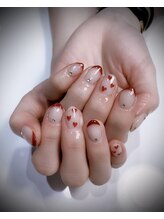 クリスタルネイルサロン(Crystal Nail)/バレンタインネイル
