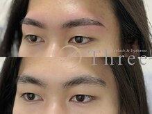 スリー(Three)/メンズアイブロウスタイリング