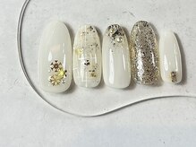 プロモート 岡山城下店(Promote)/ホワイトクリスマスネイル