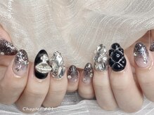 アイゴネイル 錦糸町(Aigoネイル)/キルティング☆ブラックネイル