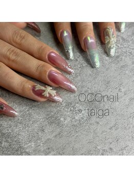 オコネイル ネイルサロンアンドスクール(OCO nail)/オーロラ仕込みマグネットネイル