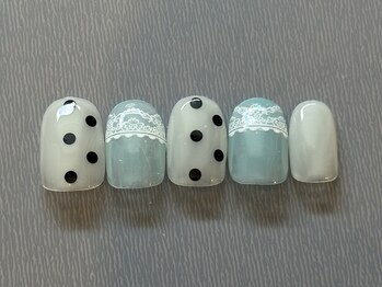 アイ ネイルズ 天神店(I nails)/個性派ドット　￥7000