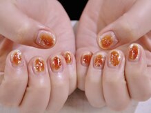 ラルネイル 大宮(Lull. nail)/＊ORANGEブラウン＊ニュアンス＊
