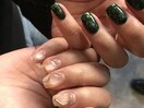 アースカラーネイル