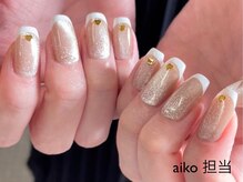 エルミー 三軒茶屋(elmy)/マグネット　白フレンチ　ハート