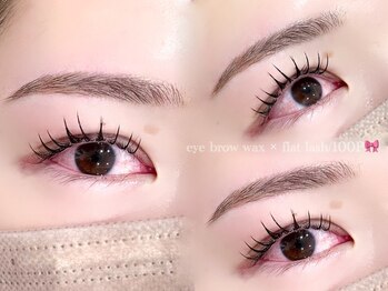 オヤユビヒメ 大久保店(Oyayubihime)/フラットラッシュ×眉ワックス
