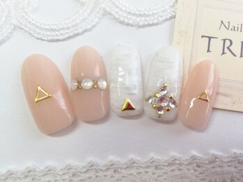ネイルサロン トリック(Nail Salon TRICK)/乳白色ネイル