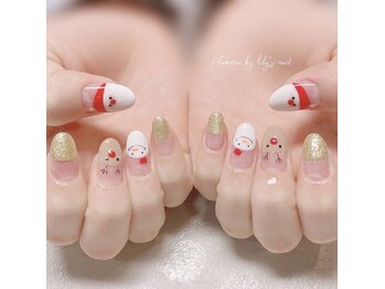 プルメリア バイ リリーズ ネイル(Plumeria By Lily's Nail)/定額アートジェルネイル¥4980～