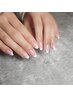 【HAND】フレンチネイル　（ベースカラーなし）　¥6000