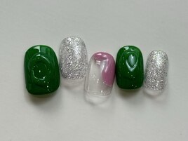 塗りかけラメヴィンテージ¥6000