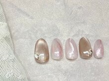 リベレ 福島店(LIBELLE)/マグネットネイル/上品ネイル