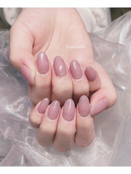 ラメピンクワンカラー