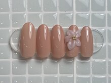 ジョアネイル(JOA Nail)/夏/シンプル/ぷっくりフラワー