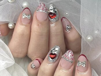 テネル 横浜(tener)/>>ラブリーハートネイル