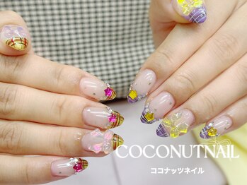 ココナッツネイル/推しネイル