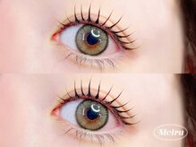 韓国式まつげパーマ+根元立上げストレート仕上げ